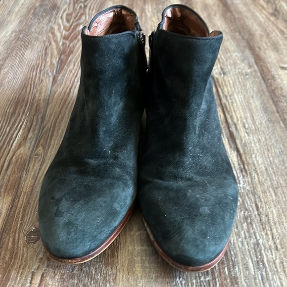 Sam Edelman black suede booties. - Picture 4 of 8